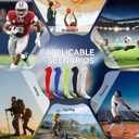likloks Light Compression Socks (8-15 mmHg) - Cushioned, Arch Support, Breathable - Crew/Over-the-Calf/Knee High - 3 Pairs (M)