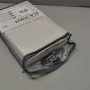 INOVADAY 100% Blackout Curtains for Bedroom, Black Out Curtains 84 Inch Long, Clip Rings Linen Blackout Drapes, Thermal Insulated Room Darkening for Living Room, 2 Panels - Beige,W50xL84