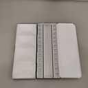 MEEDEN Empty Watercolor Tin Palette: Travel Water Color Paint Palette with 24 Half Pans - Portable Enamel Watercolour Box with Mixing Tray lid Black