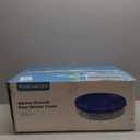 POOLHACKER 2025 Upgrade 24 ft Round Winter Pool Cover - 24ft Round Above Ground, 4 Foot Overlap Extra Thick 420D Pool Cover with Pulley and Cable (Blue)