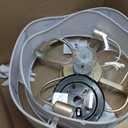 Flush Mount Ceiling Fan with Lights, 20" Low Profile Boho Ceiling Fan with Light Remote Control, Caged with 6 Speeds for Bedroom, Nursery, Living Room