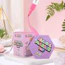 [2025 Upgraded Alcohol Markers, 120 Colors Premium Hexagonal Markers Set Gift Box for Kids, Students, Adults, Artists in Coloring & Drawing(Fine &Broad) (Pink)