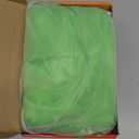 DJKFAEK Green Monster Santa Claus Costumes for Men,Christmas Furry Santa Claus Costume Include Mask for Halloween Cosplay (L)