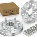 Customadeonly 5x135 Wheel Spacers Hubcentric (2pcs 87mm, 1 Inch Thick) Compatible for 2001-2003 F-150 2000-2002 Expedition 2000-2002 Lincoln Navigator with 14x2.0 Stud -Trimming Factory Studs Required