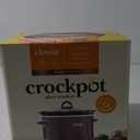 Crock-Pot Manual Design Series 4.5 Quart Slow Cooker with 3 Cook Settings, Removable Dishwasher and Oven Friendly Stoneware for Meal Prep, Cafe Mocha