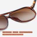 livho Trendy Polarized Aviator Sunglasses Women Men, Retro Sun Glasses for Women Men 2025, Oversized UV Protection Shades