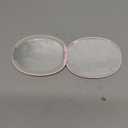 Compact Mirror with Light, Portable Small Foldable Makeup Compact Mirrors with 1X 5X Magnification, USB Rechargeable Travel Magnifying Make Up Pink Mirrors with 3 Color Lighting for Purse Pocket (White)