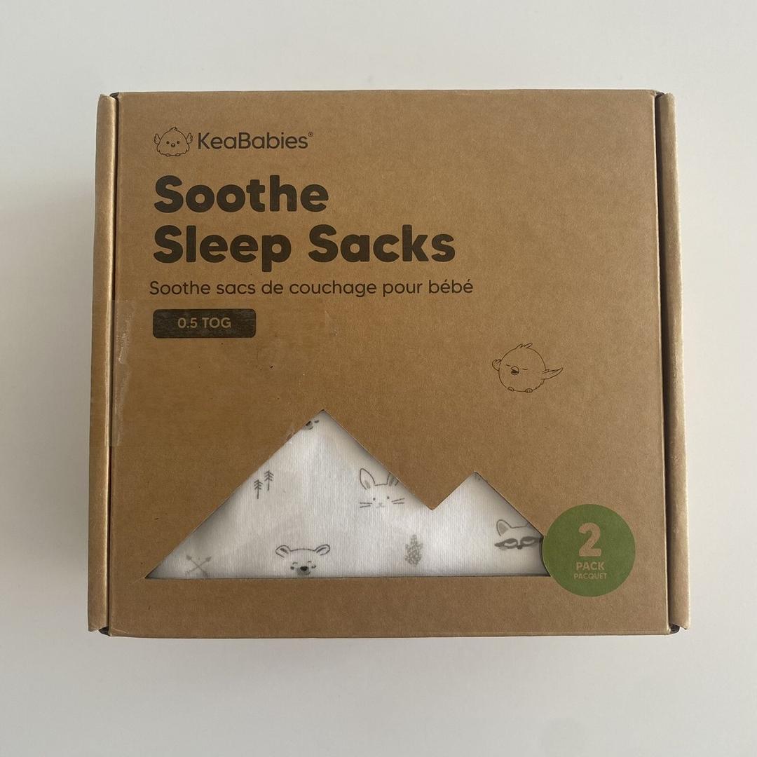 2Pack Organic Baby Sleep Sacks, 100% Cotton  Soft & Breathable 0.5TOG Baby Wearable Blanket, Toddler Sleeping Sack 1824 months, Easy to Wear Transitional Swaddles for Newborns,Infants(Roarsome, L)