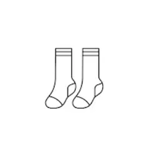 Long Socks 7 Pairs S/M 