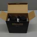 TrendPlain - Original 16oz/ 470ml Olive Oil Dispenser Bottle for Kitchen Gadgets and Air Fryer Accessories - Olive Oil Sprayer for Cooking w/ Stickers - 2 Black