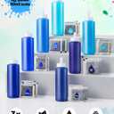 Tie Dye Kit - 7 Blue Shades Tie Dye Kits for Kids & Adults, 21 Powder Packs, 7 Bottles, Gloves, Aprons, Tablecloth, Funnel - Fabric Dye Permanent Clothing Dye for DIY Craft, Party, Large Groups