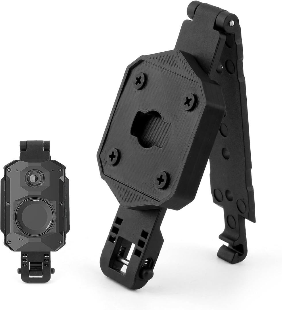 Single Molle Camera Mount for Axon Taser Body Camera 2, 3 and 4 Lightweight Molle Holder for Uniform and Tactical Vest