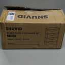 4 Pack 8 Cups/ 63oz Large Glass Storage Containers with Lids, Meal Prep Containers, Glass Food Storage with Airtight Lid for Baking, Leak Proof & Microwave, Oven Safe (4 Containers + 4 Lids)