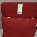 Outdoor Chair Cushions 22x22, Patio Furniture Cushions with Removable Cover, Outdoor Deep Seat Cushion Set with Ties and Handle, Waterproof Outdoor Cushions for Chair Sofa Couch, Burgundy