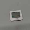 CO2 Monitor Air Quality Monitor Indoor Battery Powered, Carbon Dioxide Detector, Portable Temperature Humidity Meter, CO2 Alarm for Home, Hotel, Cars, Office or School (White)