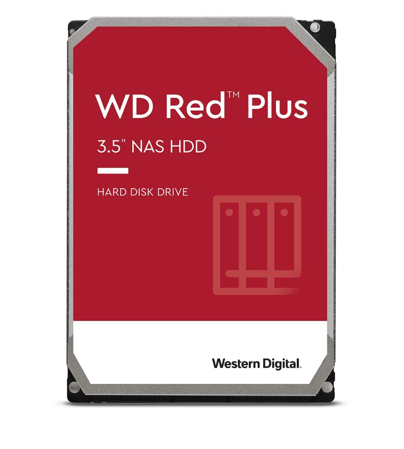 WD Red Plus WD120EFBX 12TB 7200RPM SATA 6.0Gbps 256MB Cache 3.5inch HDD