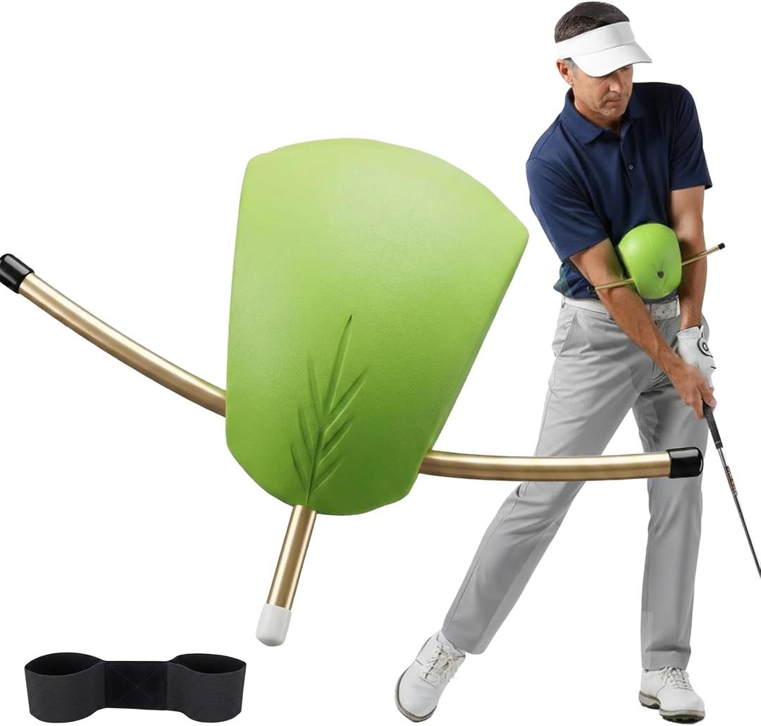 The Connector Golf Training Aid & Arm Band Bundle Precision Swing Trainer for Mechanics, Accuracy & Alignment Golf Swing Band for Arm Connection Perfect for Full Swing, Chipping & Putting