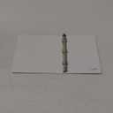 Blue Summit Supplies Mini 3 Ring Binder 5.5 x 8.5, 1 Inch Mini Binder 3 Ring, Ideal for Playbills or Planners, Small, White, 6 Pack