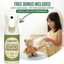 Honeyera Stuffed Animal Storage & Organizer with Stuffies Freshener Spray, Wooden Cute Zoo Toy Holder for Toddler Rooms, Playrooms & Bedrooms