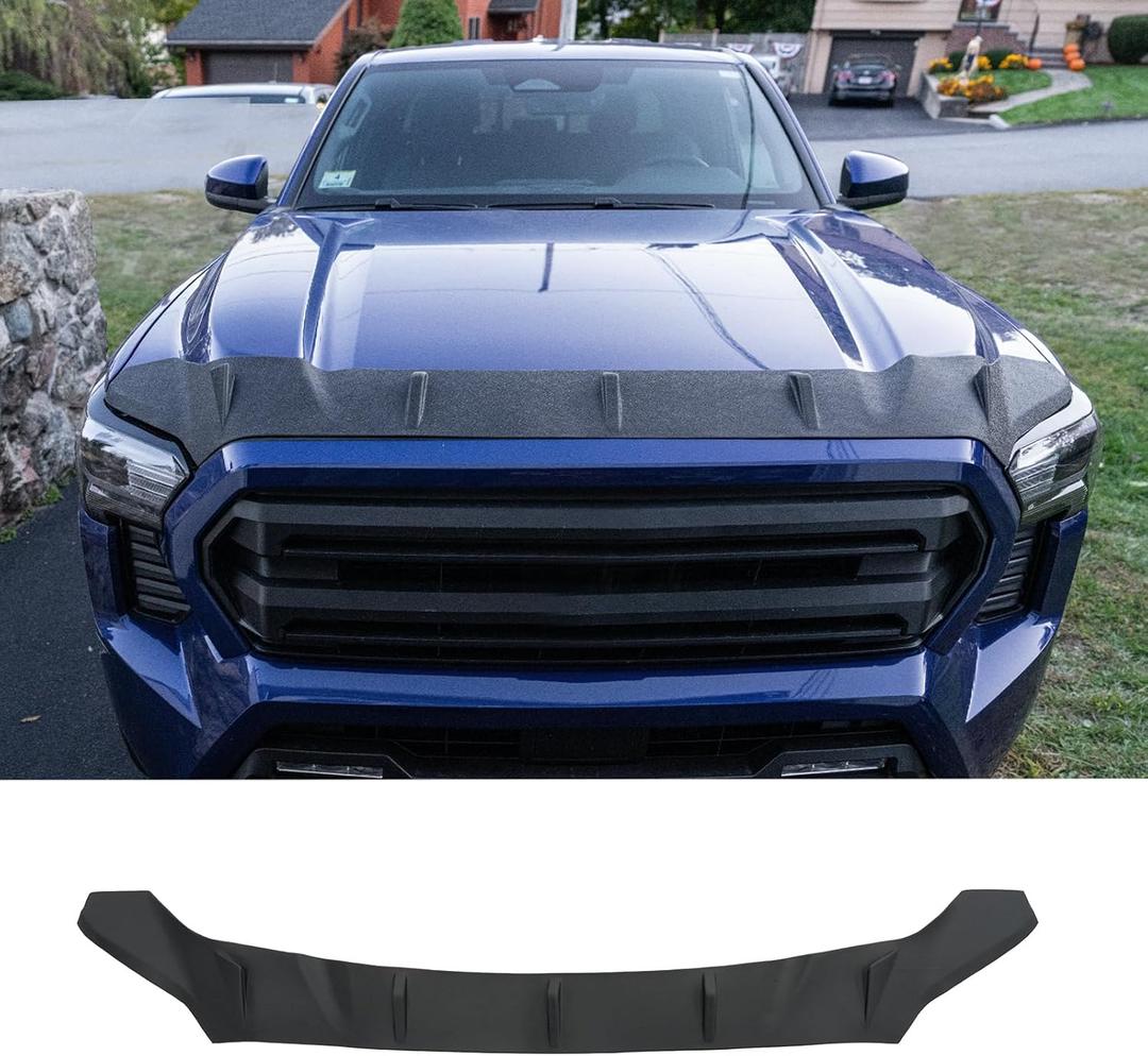 TPE Hood Protector Compatible with 2024 2025 2026 Toyota Tacoma 2025 2026 Toyota 4Runner Hood Shield Hood Deflector Hood Guard for Tacoma Accessories (1PC)