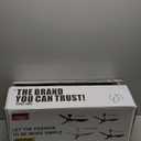 reiga 52 Inch Smart White Ceiling Fan with Light and Remote, ETL Listed Quiet DC Motor 3 Blade Indoor Outdoor Ceiling Fans for Bedroom Living Room Patios