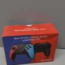 Wireless Switch Controller for Nintendo Switch/Switch 2/Lite/OLED Controller, Switch Controller with a Mouse Touch Feeling on Back Buttons, Extra Switch Pro Controller with Wake-up,Programmable, Turbo Function (Red+Blue)