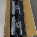 16Pcs No Dig Landscape Edging(24 Foot) with 48 Pieces 8-inch Spikes | 3 Inch Tall Faux Stone Edging for Landscaping | Faux Stone Edging Bricks for Flower Bed, Lawn, Yard, Weed Barrier (Dark Grey)