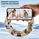 1080p HD WiFi Security Camera -Indoor Nanny Cam -Surveillance Cameras with Motion Detection and Night Vision - Home Security for with App