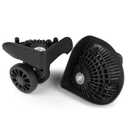 Zoofen Luggage Replacement Wheels 2 pcs Black Suitcase Replacement Wheels with 4 Screw Holes(ZA-200)