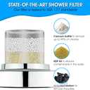 Filtered Shower Head - High Pressure Showerhead Filter For Healthier Hair & Skin, Chrome