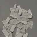 Hetyue Hooks for Outdoor String Lights Clips: 40Pcs Heavy Duty Light Hook with Waterproof Adhesive Strips - Outside Clear Cord Holders for Hanging Christmas Lighting - Outdoors Sticky Clip