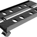 Computer Host Rack, Pulley Bracket, Office and Home Use, Adjustable Computer Case Rack, Computer Mainframe Bracket for Home, Black