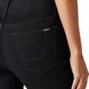 Levi Strauss Signature Gold Women's Totally Shaping Ultimate Ankle Straight Mid-Rise Stretch Denim Jeans (Noir)