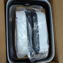 2 Pack 2.7 Gal Bathroom  Can with Lid, Automatic  Can Small Smart Garbage Can Touchless, Slim Motion Sensor Waterproof Plastic  Bins for Bedroom Office Kitchen Toilet (White)