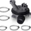 AZ4U Upgraded WD00X25260 WD18X21678 WD19X25259 WD19X25278 Dishwasher Diverter Valve Kit Compatible with GE, Whirlpool, Kenmore, Maytag, Amana, Dishwasher Diverter Wash Pump XDF300PGN0WW XDF300PSN0SS