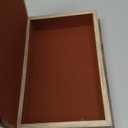 Decorative Storage Box for Home Decor - Vintage Faux Wood Book Box with Magnetic Lock, Hidden Jewelry & Remote Storage, Coffee Table Books Decor, Shelf Decor Accents (M Size, 10.2") -5-05