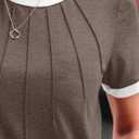 AUTOMET Womens Shirts Short Sleeve Tops Business Casual Tee Spring Summer Clothes Trendy Fashion Dressy Blouses Outfits 2026 (S)