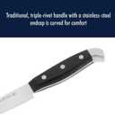 HENCKELS Statement Razor-Sharp 8-inch Bread Knife, Cake Knife, German Engineered Informed by 100+ Years of Mastery, Black