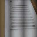 Acrylic Folding TV Tray Table - 23" High Acrylic Table, Foldable Desks for Small Spaces, Living Room, Bed Room, TV Dinner Table with Easy Assembly, 2PCS Transparent Rectangle Tray