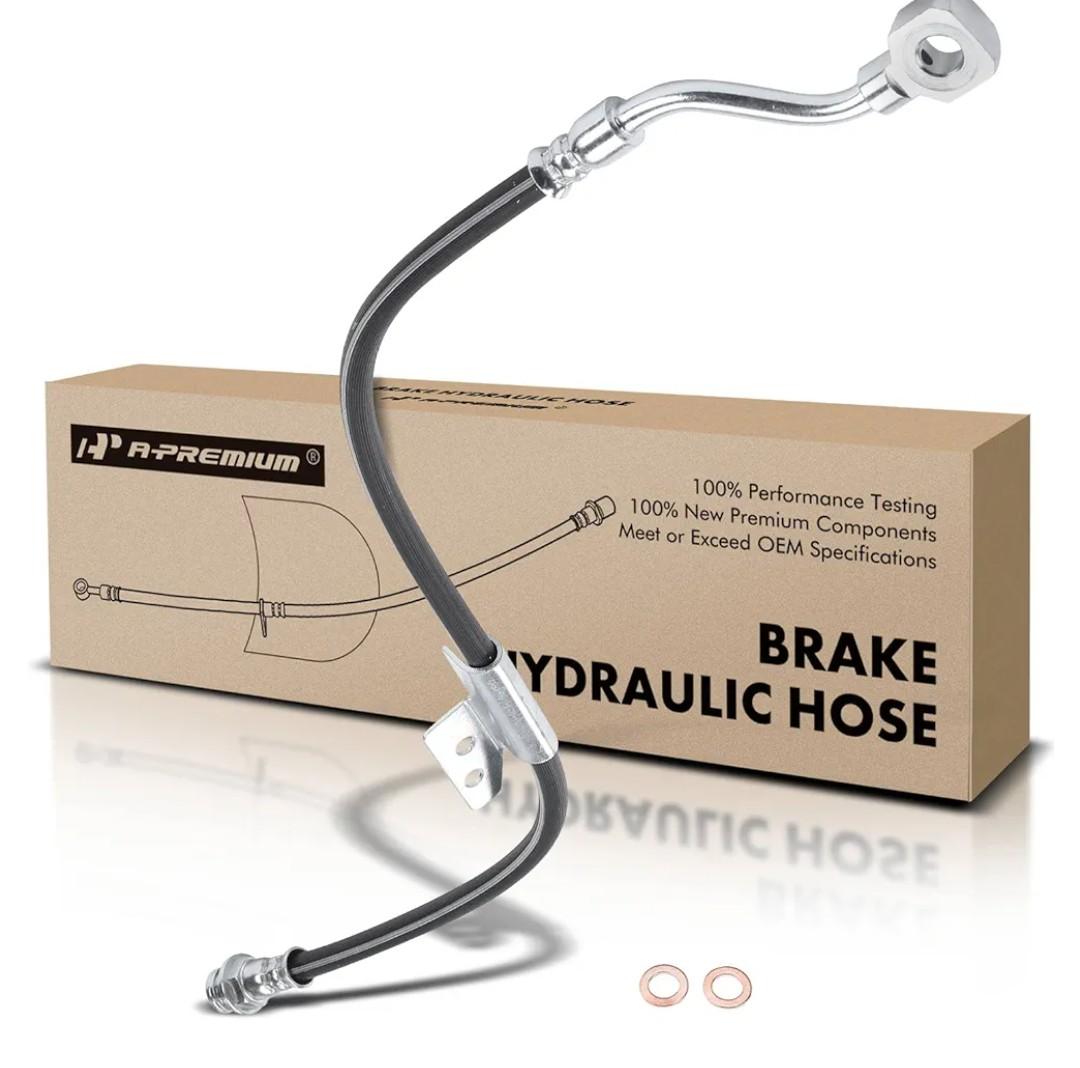 A-Premium Front Passenger Side Brake Hydraulic Hose Compatible with Chevy and GMC Models
