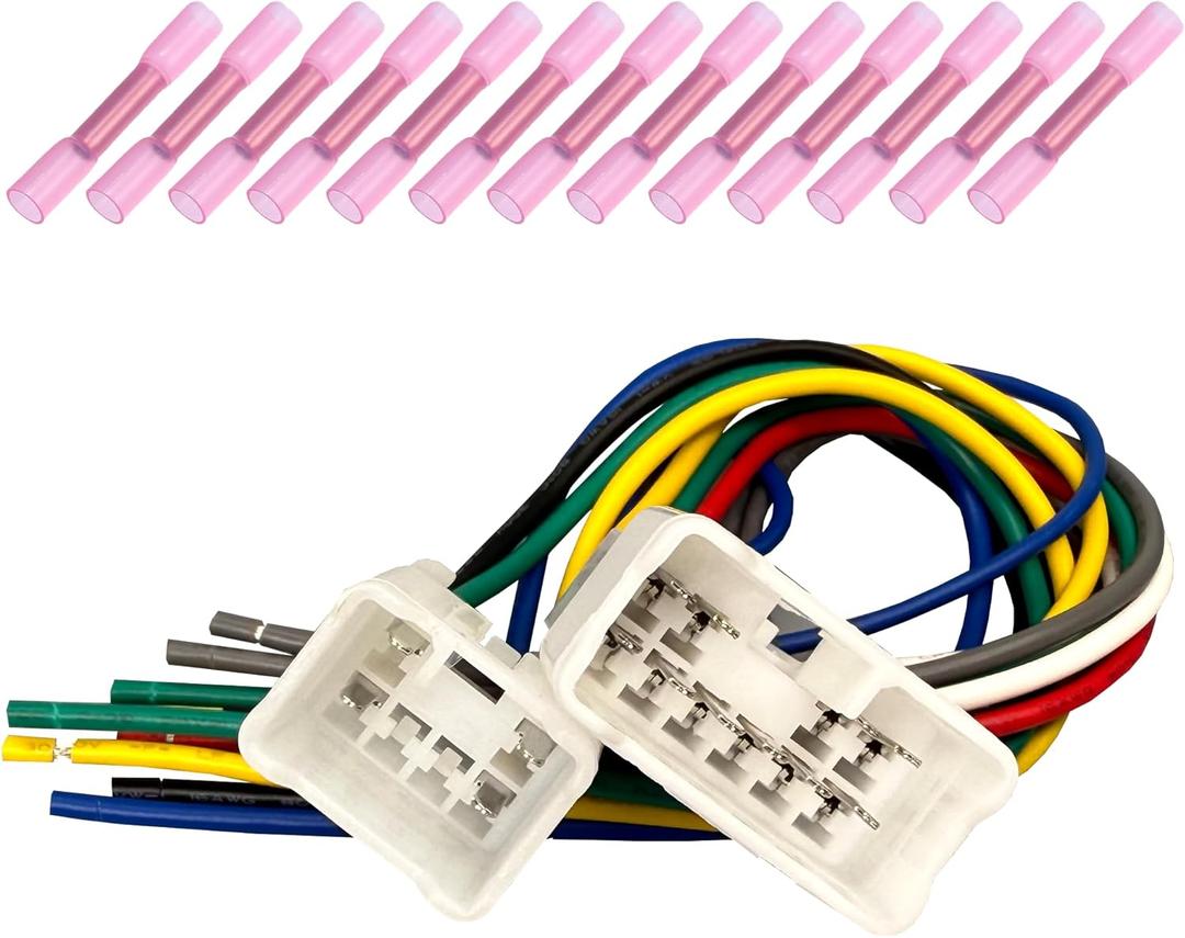 70-1761 Radio Wiring Harness Compatible with Toyota 87-Up Power 4 Speaker Camry, Corolla, Prius, 4Runner, RAV4, Tacoma, Forester, Impreza, WRX & More