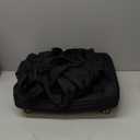 Foldable Duffel Bag, Large Expandable Rolling Travel Duffle Bag with Wheels Waterproof Collapsible Carry on Luggage for Women Men Duffel Bag with Wheels and Handle-Black