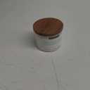 Essential Elements by Candle-lite Scented Candles, Mahogany & Vetiver Fragrance, One 9 oz. Single-Wick Aromatherapy Candle with 50 Hours of Burn Time, Off-White Color