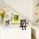 Mini Picture Frames, Cute 3 Pack Small Photo Frames Table Top 2x3 Wallet Size Picture Frame for Instax Mini 12/11/99/40/9/8/7+/SE/EVO Instant Photo Display