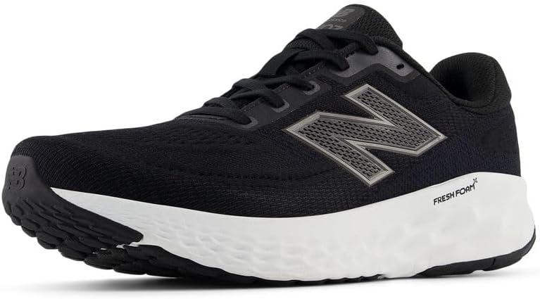 New Balance Men's Fresh Foam X Evoz V4 (10, Black/Phantom/Black Metallic)