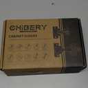 Chibery 3/8 Inch Inset Cabinet Hinges, 10 Pairs(20 Pack) Self Closing Flush Face Mount Hinges with Door Bumper, Variable Decorative Hardware for Bathroom, Furniture, Kitchen Cabinet Doors, White