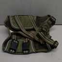 Dog Harness for Large Dogs Heavy Duty, Tactical No Pull Dog Harness with Molle System, Easy On and Off Service Dog Vest, Breathable Padded, Adjustable Reflective Pet Vest for Walking Hiking Training (Large(Neck:18-24",Chest:25-36"),45-80 lbs, Green)