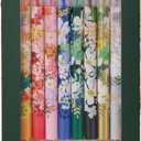 RIFLE PAPER CO. Margaux Gel Pen Set of 8 - Boxed Set of 8 Different Colored Retractable Gel Pens, 0.5mm Rollerball Tip, 5.5" L, Perfect for Stylizing Note Taking and Writing