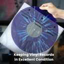 Vinyl Record Rice Paper Inner Sleeves: 12" Anti-Static LP Sleeves Album Record Acid-Free Clear Protective Sleeves, 100pcs