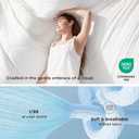 Bedsure Cooling Blankets for Hot Sleepers - Cooling Comforter, Cold Summer Blanket Queen Size for Bed, Ice Breathable and Lightweight Gift for Night Sweats, White, 90x90 Inches